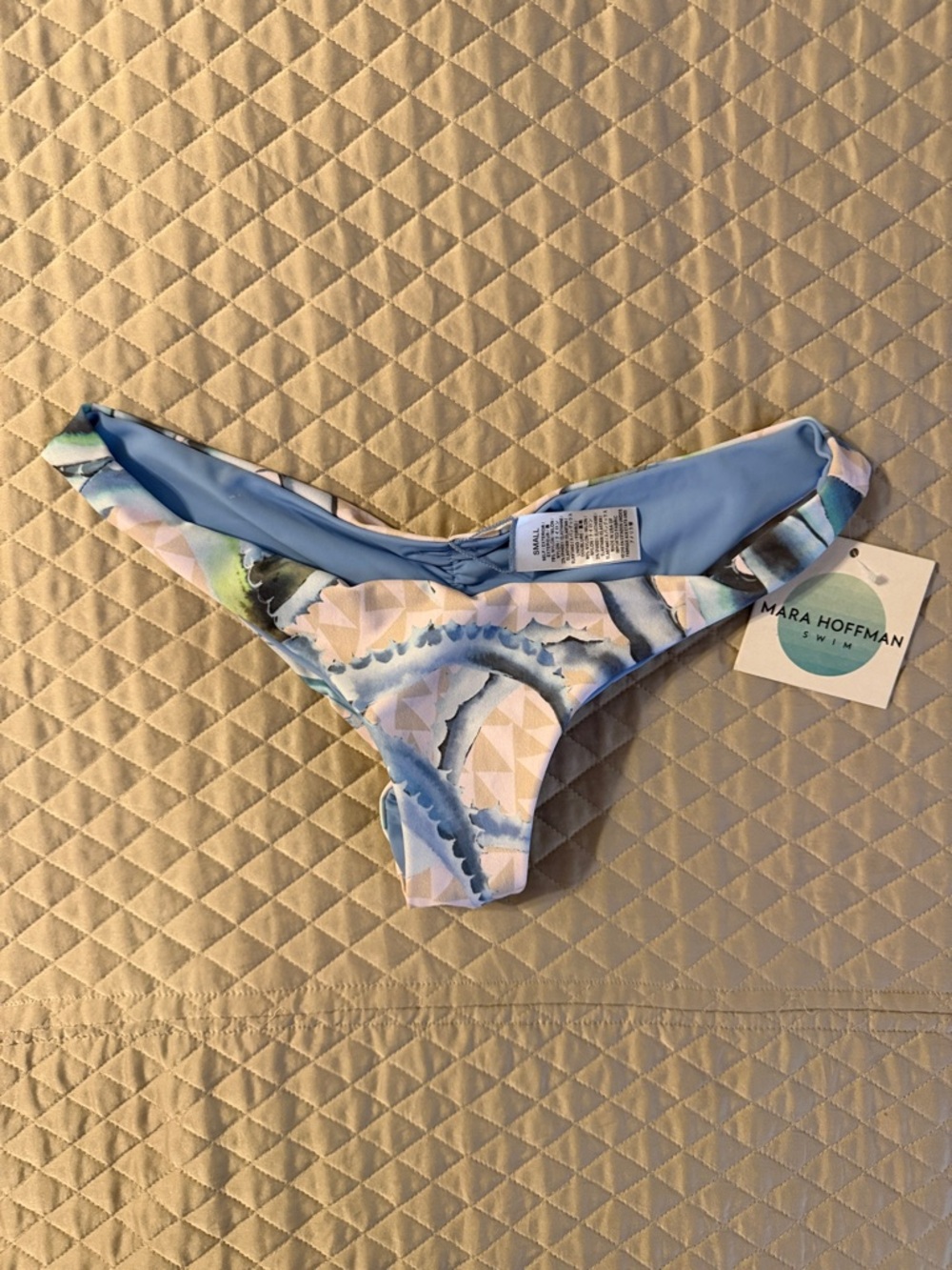 Mara Hoffman NWT Samba Ruched Brazilian bottom